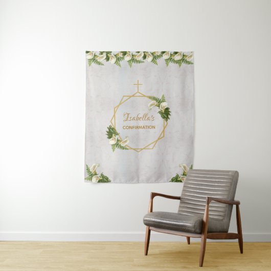 Achterwand voor bevestiging | Gouden marmeren call Wandkleed (In situ)