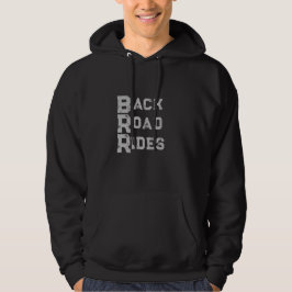 Achterweg Ridt Logo grijze letters Hoodie