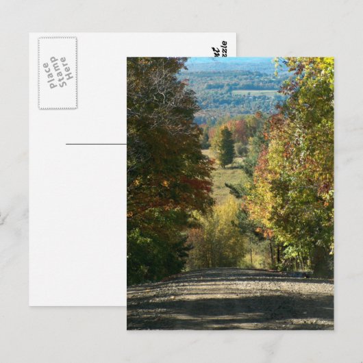 Achterweg Vermont Briefkaart (Voorkant / Achterkant)