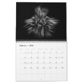 Achterwerende bloemen in zwart-wit nr. 49: stroom kalender (Feb 2026)