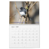 Achterwerende vogelkalender 2e reeks kalender (Mar 2027)