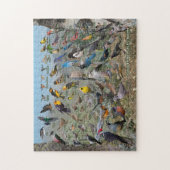 Achterwerende vogels van de BC Interior Legpuzzel (Verticaal)