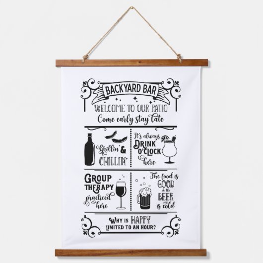 Achterwerpbalk Hangend Wandkleed (Voorkant)