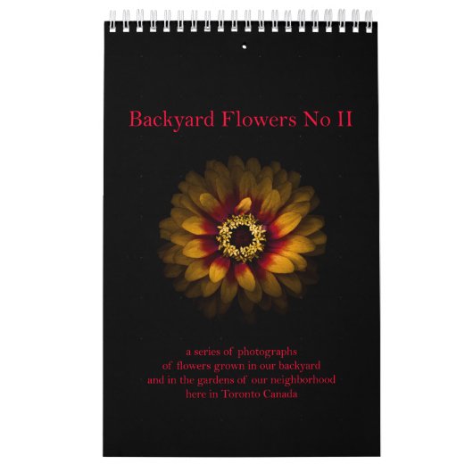 Achterwerpbloemen nr. II Kalender (Hoes)