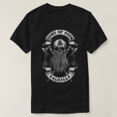 ACHTERZENDEN VAN ODIN- Vikingen Nordish Odin Thor T-shirt (Design voorkant)