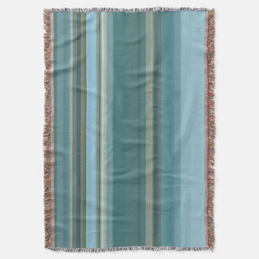 Achterzijde blauwe kleur schaduwen deken (Voorkant Verticaal)