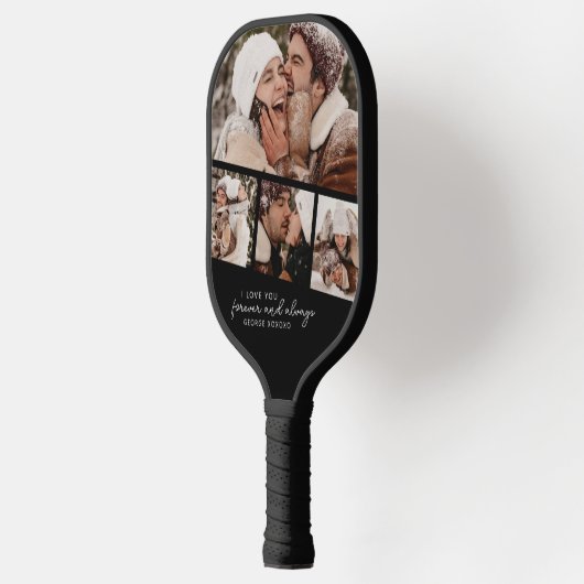 Achterzijde Fotostrip Collage Pickleball Paddle (Links)
