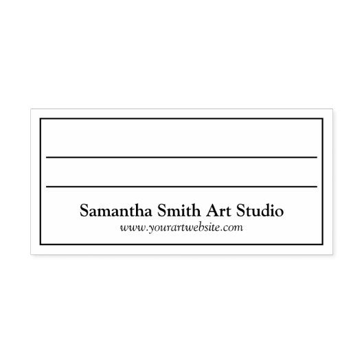 Achterzijde kunstlabel stempel (Afrduk)