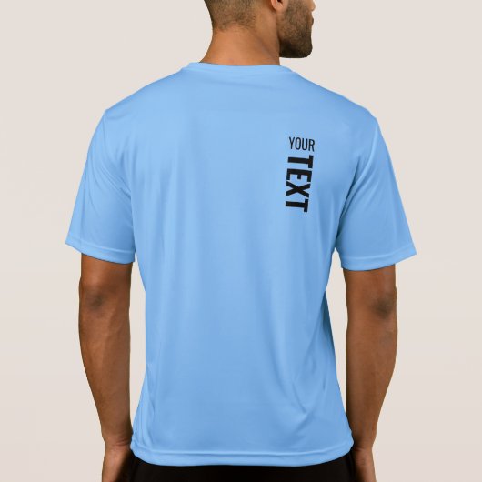 Achterzijde ontwerp Afdrukken Mannen sportkleding T-shirt (Achterkant)