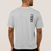 Achterzijde Sjabloon Mannen Sport ActiveSharing Si T-shirt (Achterkant)