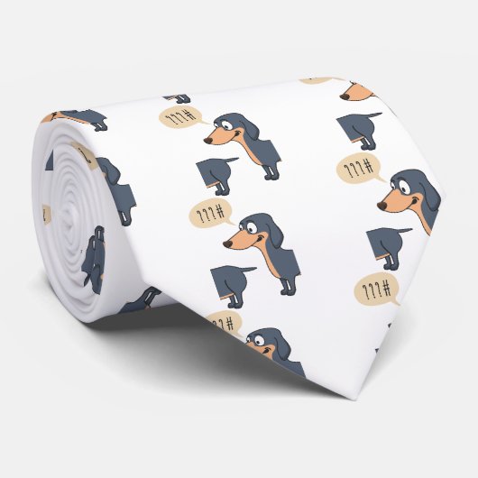 achterzijde stropdas (Opgerold)