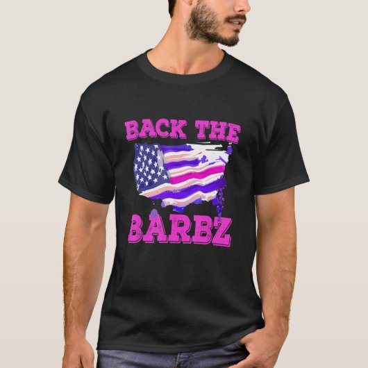 Achterzijde van de Amerikaanse supporter van de Ba T-shirt (Voorkant)