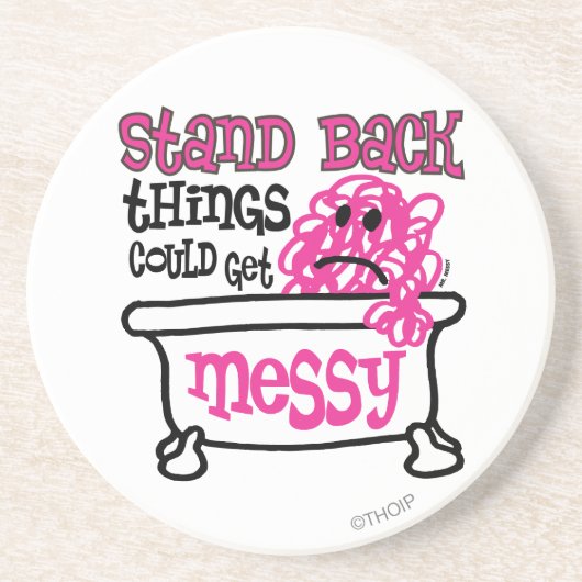 Achterzijde Zandsteen Onderzetter (Voorkant)