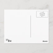 Achterzijde Zebra - omgekeerd Briefkaart (Achterkant)