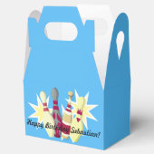 -achtige Bowling Bedankdoosjes (Geopend)