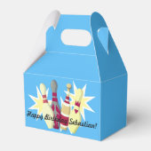 -achtige Bowling Bedankdoosjes (Voorkant Zijde)