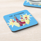 -achtige Bowling Bier Onderzetter (Linkerzijde)