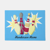 -achtige Bowling Deurmat (Voorkant)