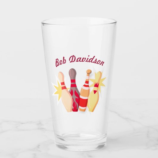 -achtige Bowling Glas (Voorkant)