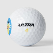 -achtige Bowling Golfballen (Logo)