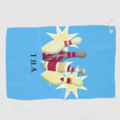 -achtige Bowling Golfhanddoek (Horizontaal)