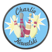 -achtige Bowling Hockey Puck (Voorkant)