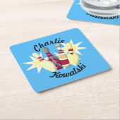 -achtige Bowling Kartonnen Onderzetters (Schuin)