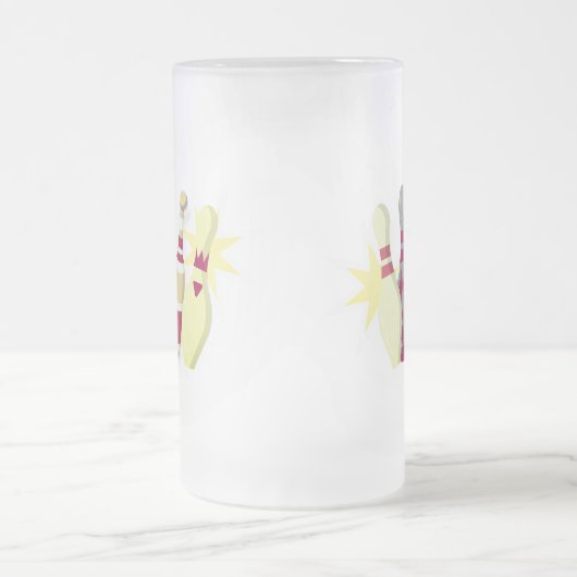 -achtige Bowling Matglas Bierpul (Center)