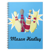 -achtige Bowling Notitieboek (Voorkant)