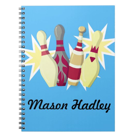 -achtige Bowling Notitieboek (Voorkant)