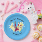 -achtige Bowling Papieren Bordje (Feest)