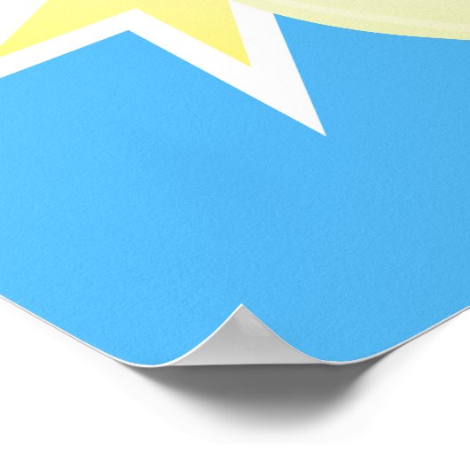 -achtige Bowling Poster (Hoek)