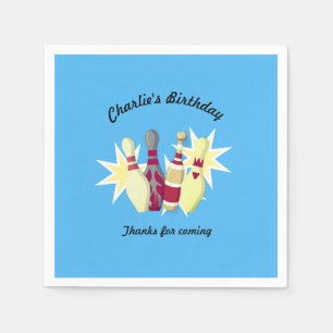 -achtige Bowling Servet