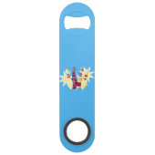 -achtige Bowling Speed Flessenopener (Achterkant)