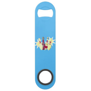 -achtige Bowling Speed Flessenopener