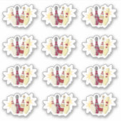 -achtige Bowling Sticker (Voorkant)
