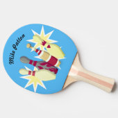 -achtige Bowling Tafeltennisbatje (Zijkant)