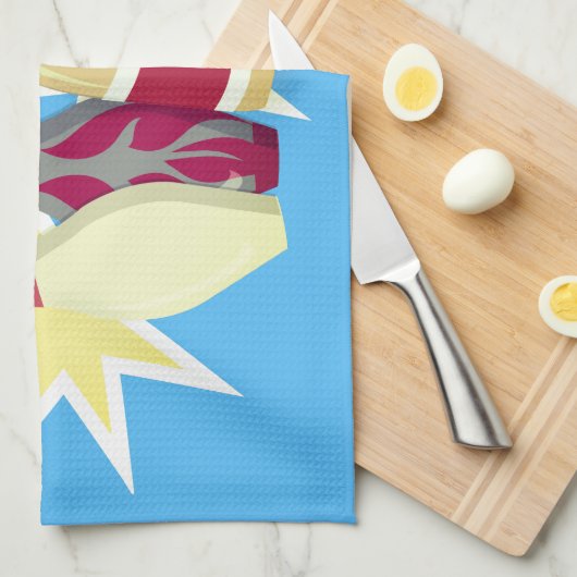 -achtige Bowling Theedoek (Quarter Fold)