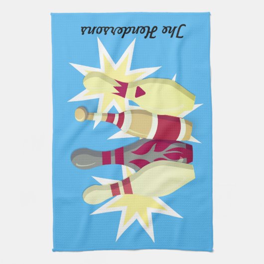 -achtige Bowling Theedoek (Verticaal)