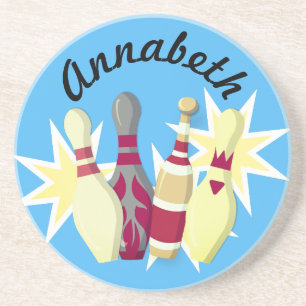 -achtige Bowling Zandsteen Onderzetter