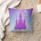 Achtmaal droomkasteel in de wolken sterrenhemel kussen (Deken)