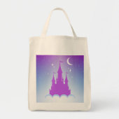 Achtmaal droomkasteel in de wolken sterrenhemel tote bag (Voorkant)