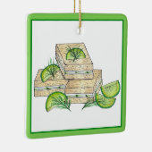 Achtmiddag Tea Party Cucumber Dill Finger Sandwich Keramisch Ornament (Rechts)