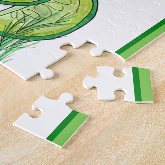 Achtmiddag Tea Party Cucumber Dill Finger Sandwich Legpuzzel (Zijkant)