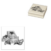 Achtmiddag Tea Party Cucumber Dill Finger Sandwich Rubberstempel (Gestempeld)