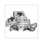 Achtmiddag Tea Party Cucumber Dill Finger Sandwich Rubberstempel (Afrduk)