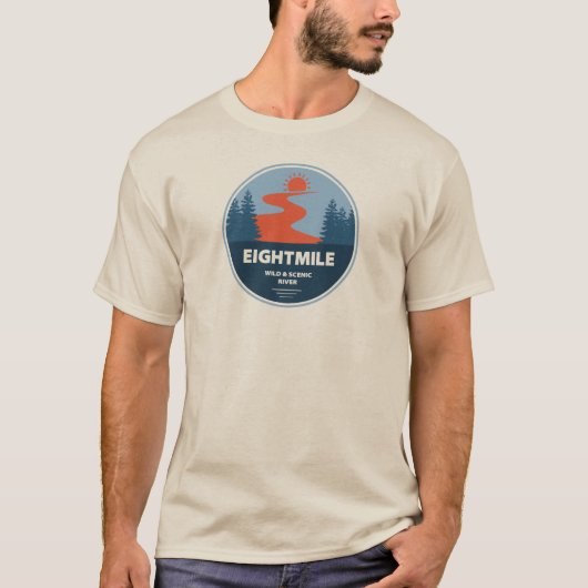 Achtmijl Wilde en Schilderachtig rivier Connecticu T-shirt (Voorkant)