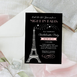Achtnacht in Parijs Eiffel Tower Bachelorette Part Kaart