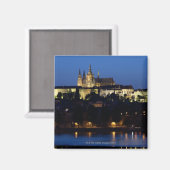 Achtnacht in Praag, Tsjechië Magneet (Voorkant / Achterkant)