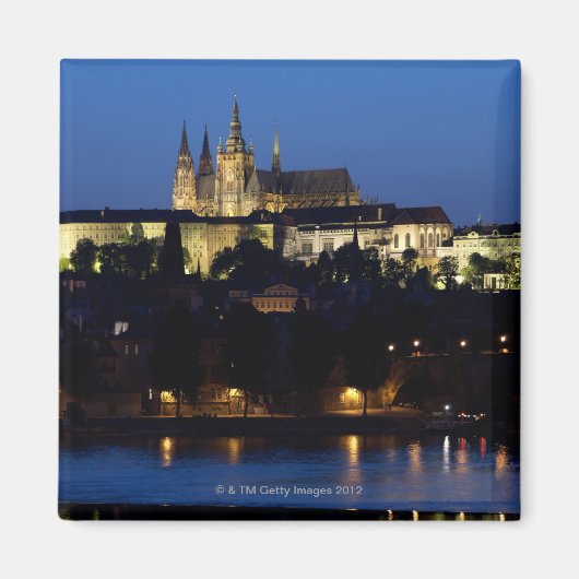 Achtnacht in Praag, Tsjechië Magneet (Voorkant)